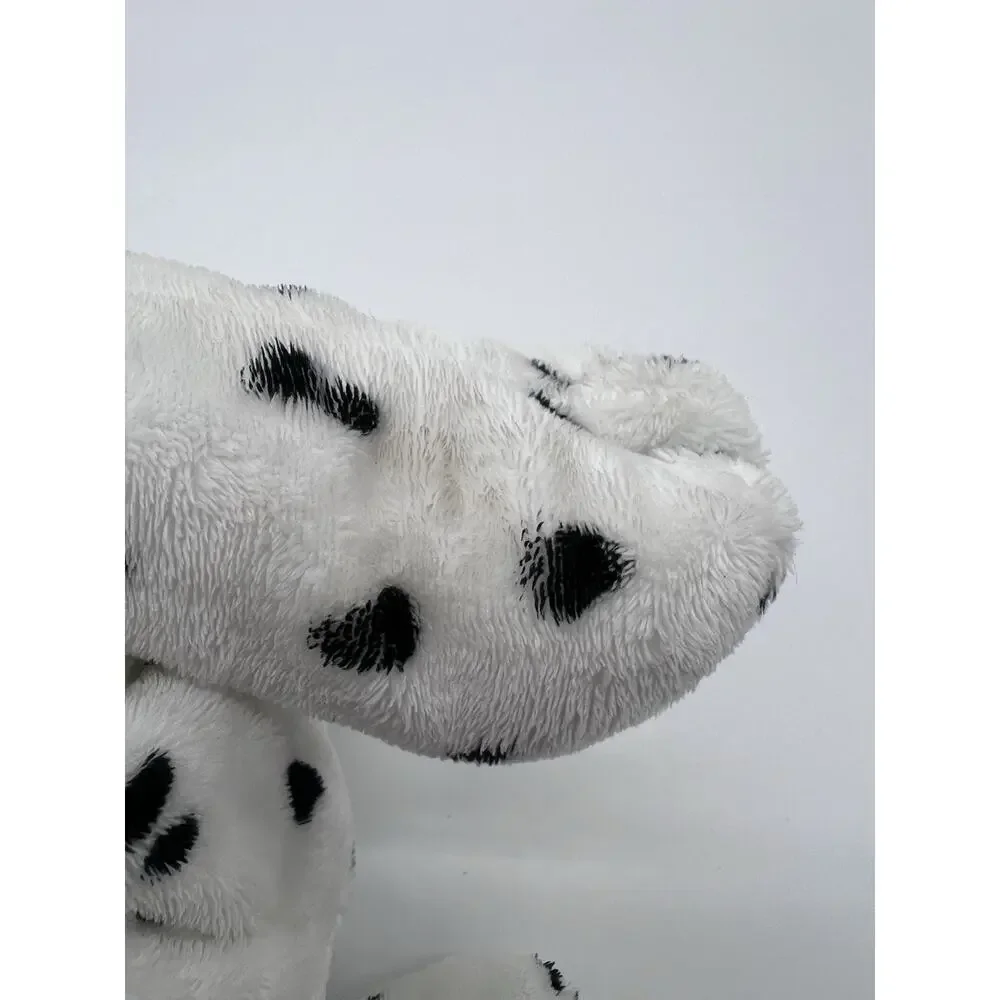 Ty Pluffies Dotters White Dalmation Dog Plush 10